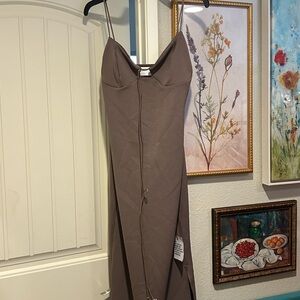 ASOS Neutral Taupe Top with Label and tags